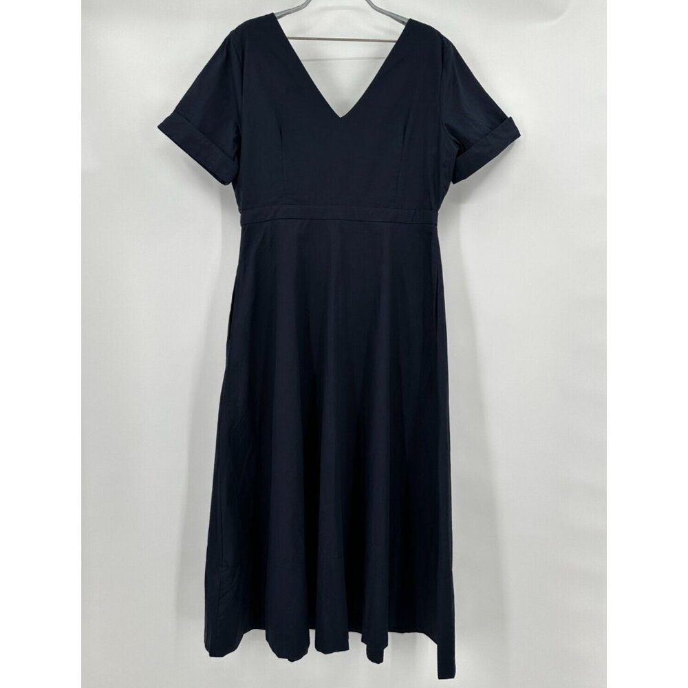 Tuckernuck Navy Blue Kate Maxi Dress sz XXL Women's Button Front Fit & Flare NEW - Picture 7 of 9